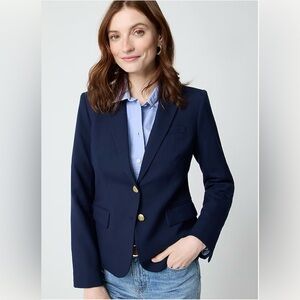 J. Crew Navy Schoolboy Blazer - 18